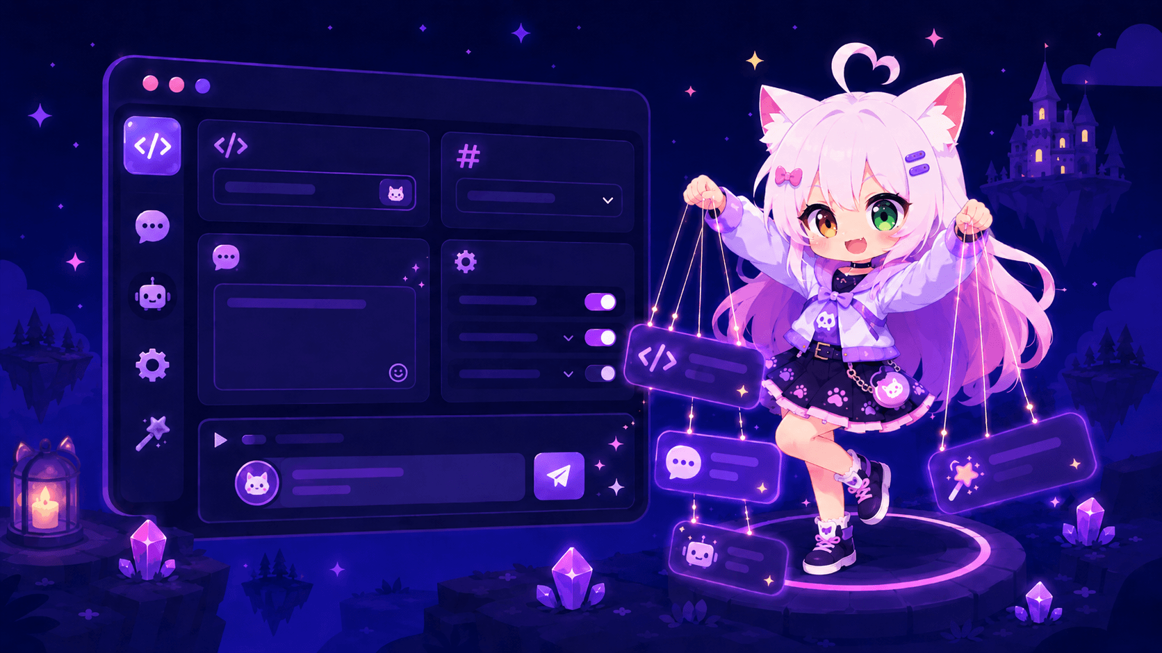 Create a custom command with Nekotina