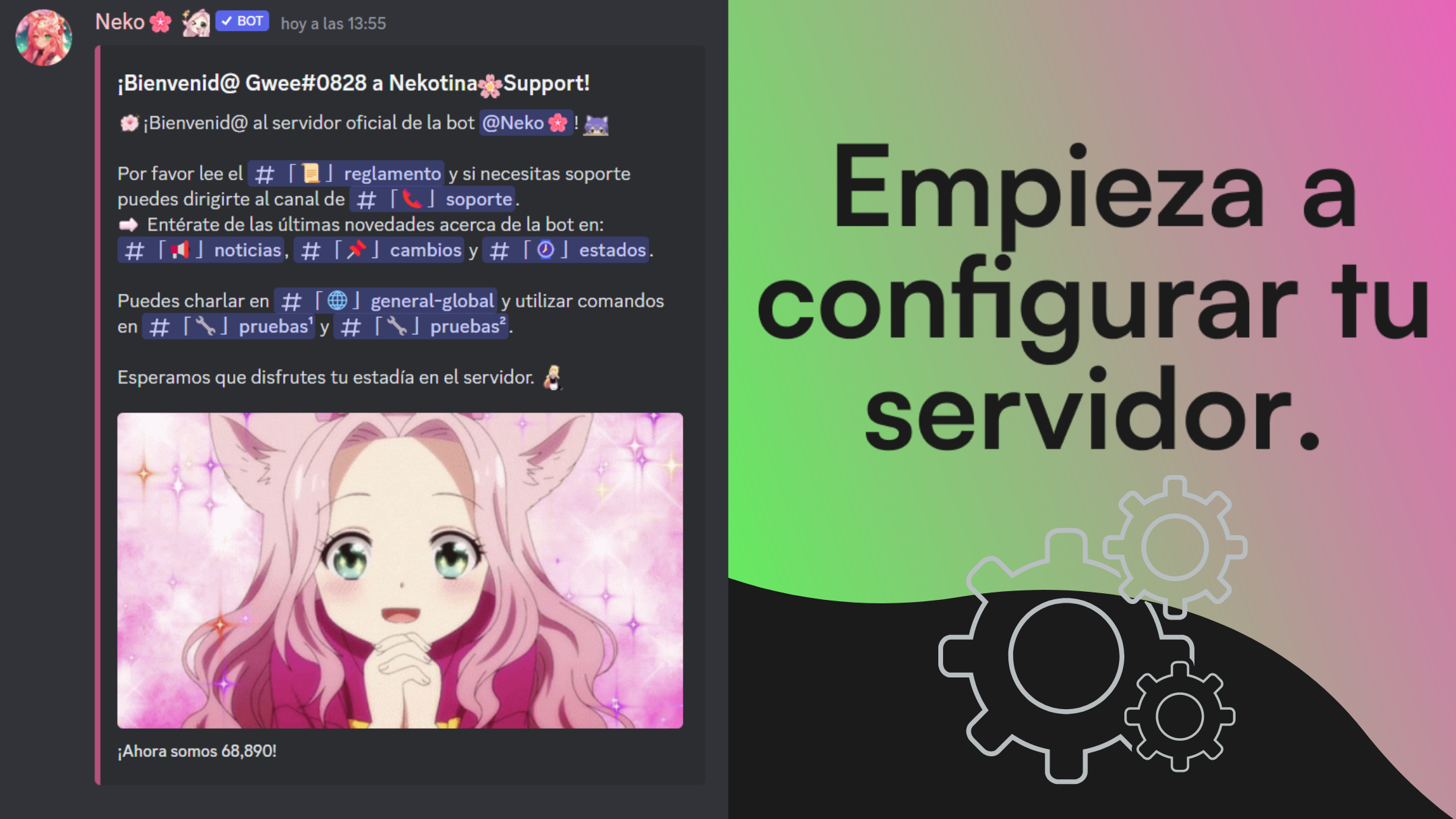 Nekotina discord bot